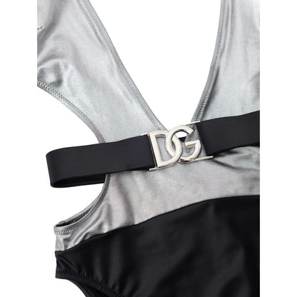 Dolce & Gabbana Gray Viscose One - Piece Swimsuit – IT2 | S par Dolce & Gabbana | Disponible sur Sandy Store ByNet