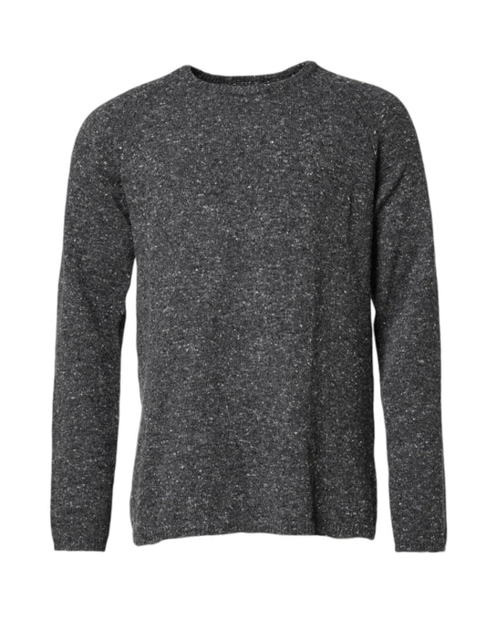 Dolce & Gabbana Gray Wool Knitted Round Neck Pullover Sweater – IT54 | XL par Dolce & Gabbana | Disponible sur Sandy Store ByNet