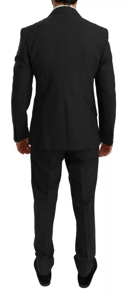 Dolce & Gabbana Gray Wool Slim Fit 2 Piece MARTINI Suit - Sandy Store ByNet