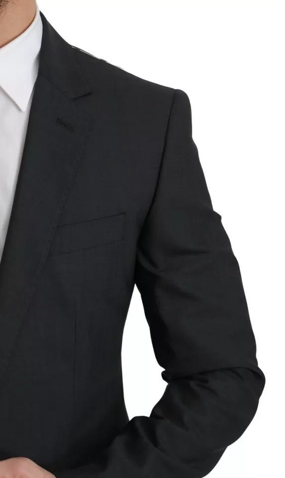 Dolce & Gabbana Gray Wool Slim Fit 2 Piece MARTINI Suit - Sandy Store ByNet