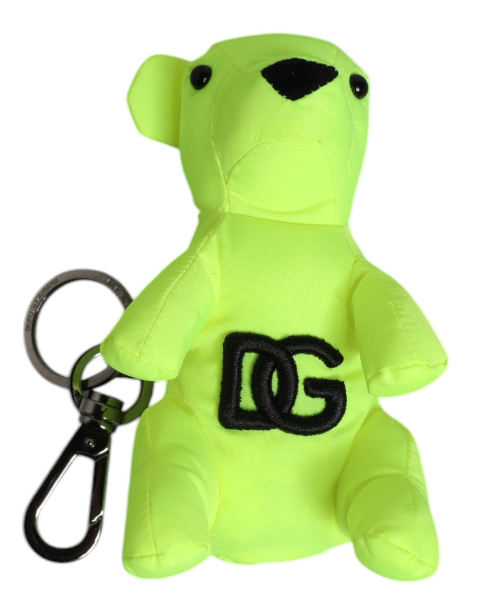 Dolce & Gabbana Green Bear Embroidered Logo Keychain Clasp Keyring – par Dolce & Gabbana | Disponible sur Sandy Store ByNet