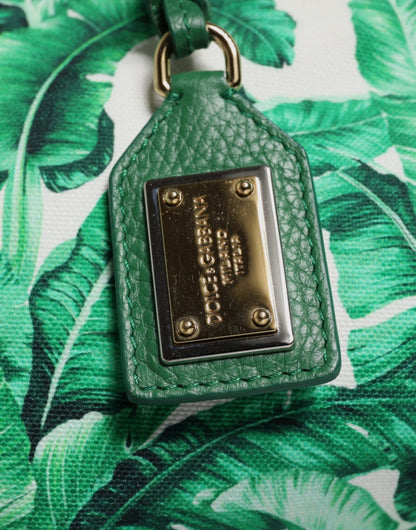 Dolce & Gabbana Green Canvas Botanical Garden Women Tote Bag - Sandy Store ByNet