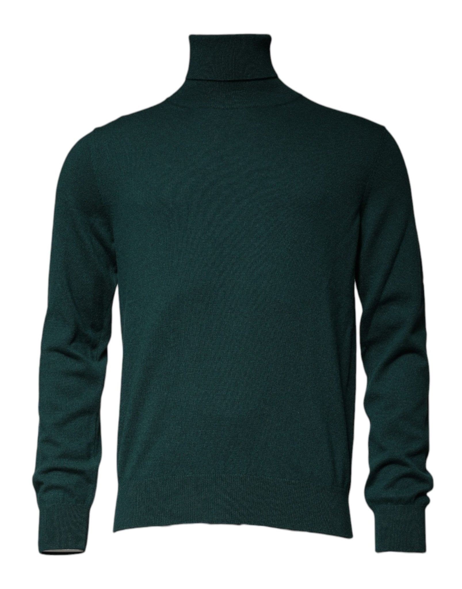 Dolce & Gabbana Green Cashmere Turtleneck Men Pullover Sweater - Sandy Store ByNet