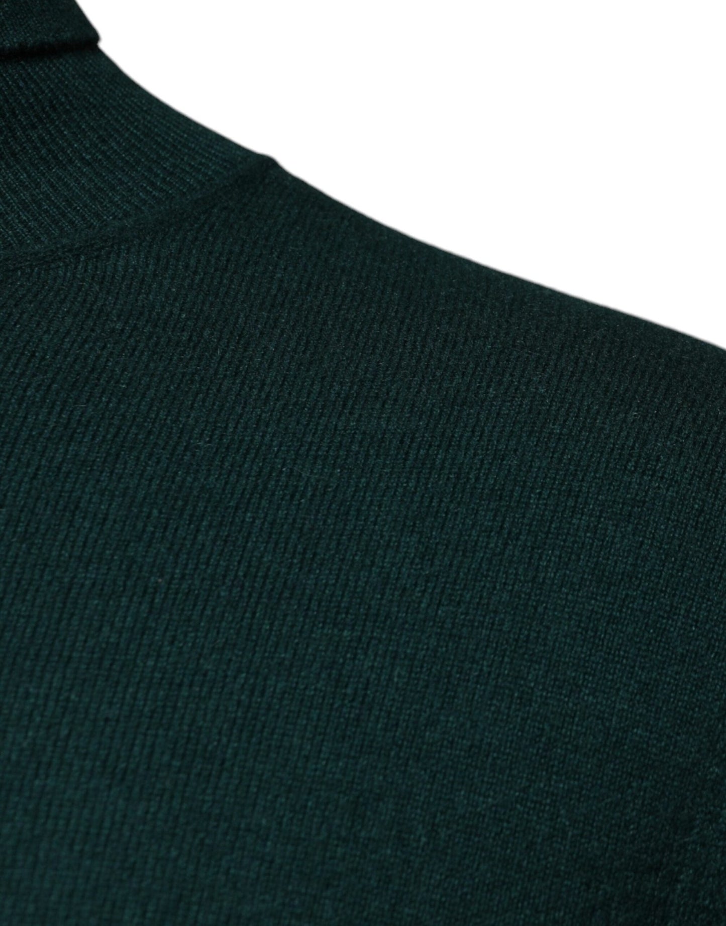 Dolce & Gabbana Green Cashmere Turtleneck Men Pullover Sweater - Sandy Store ByNet