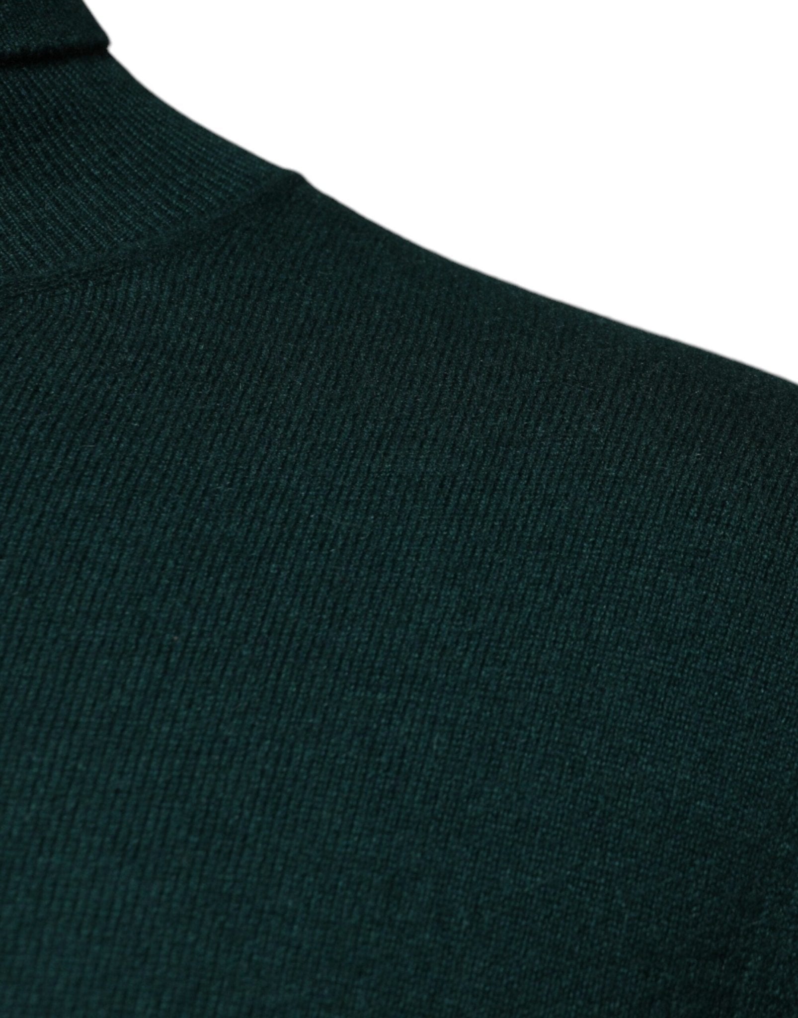 Dolce & Gabbana Green Cashmere Turtleneck Men Pullover Sweater - Sandy Store ByNet