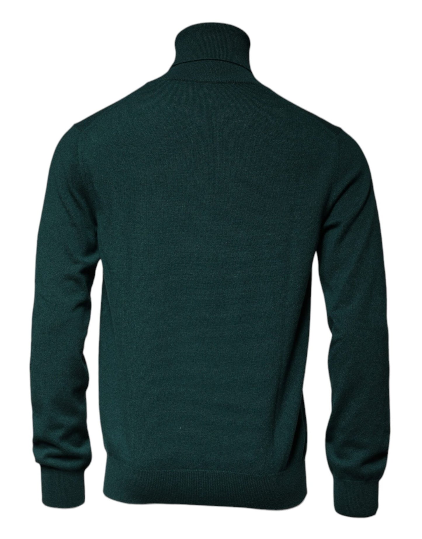 Dolce & Gabbana Green Cashmere Turtleneck Men Pullover Sweater - Sandy Store ByNet