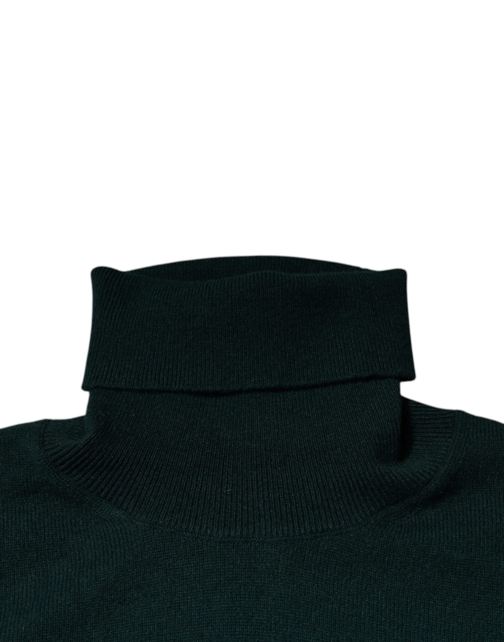Dolce & Gabbana Green Cashmere Turtleneck Men Pullover Sweater - Sandy Store ByNet