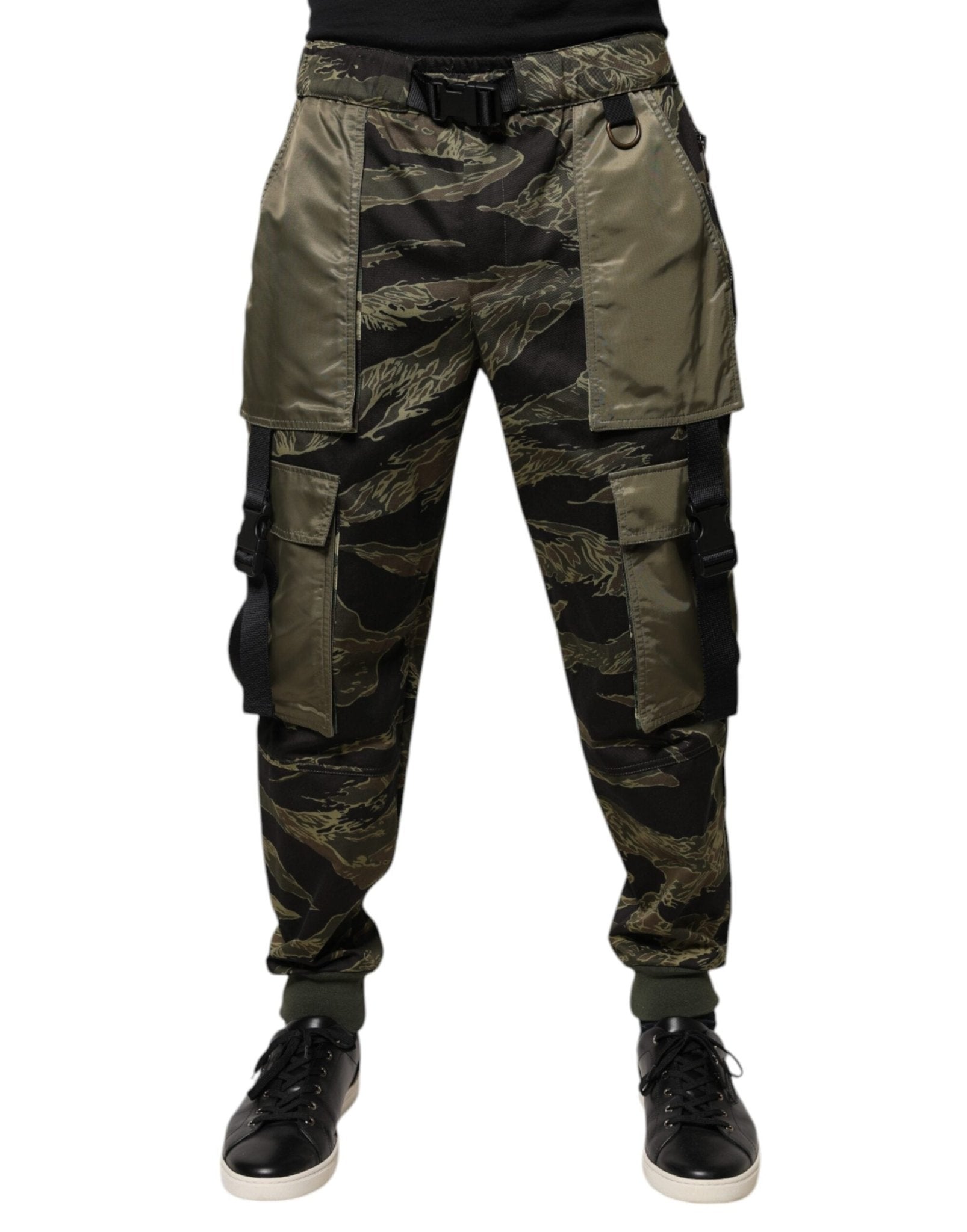 Dolce & Gabbana Green Cotton Jogger Cargo Pants – IT46 | S par Dolce & Gabbana | Disponible sur Sandy Store ByNet