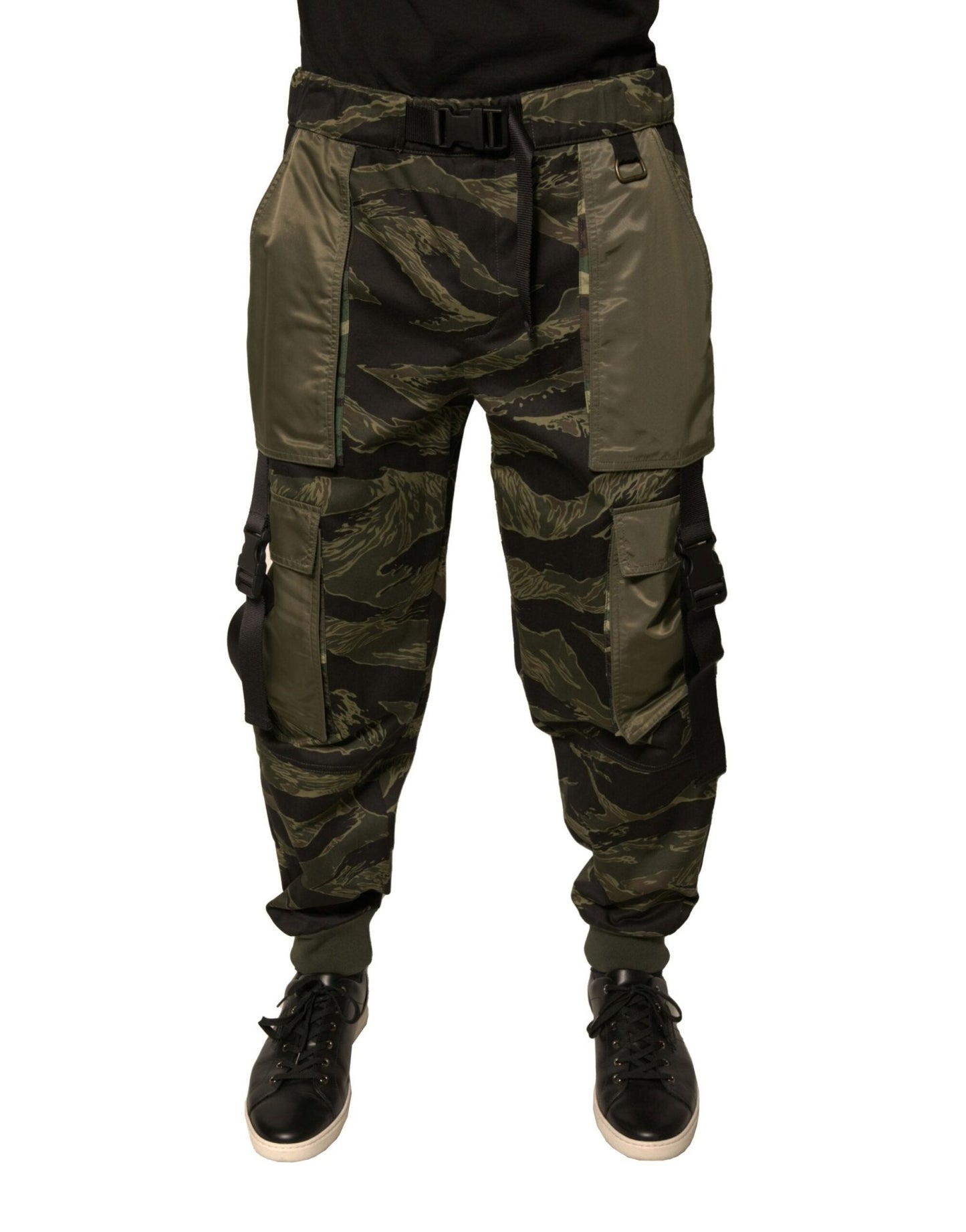 Dolce & Gabbana Green Cotton Jogger Cargo Pants – IT50 | L par Dolce & Gabbana | Disponible sur Sandy Store ByNet