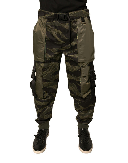 Dolce & Gabbana Green Cotton Jogger Cargo Pants – IT50 | L par Dolce & Gabbana | Disponible sur Sandy Store ByNet