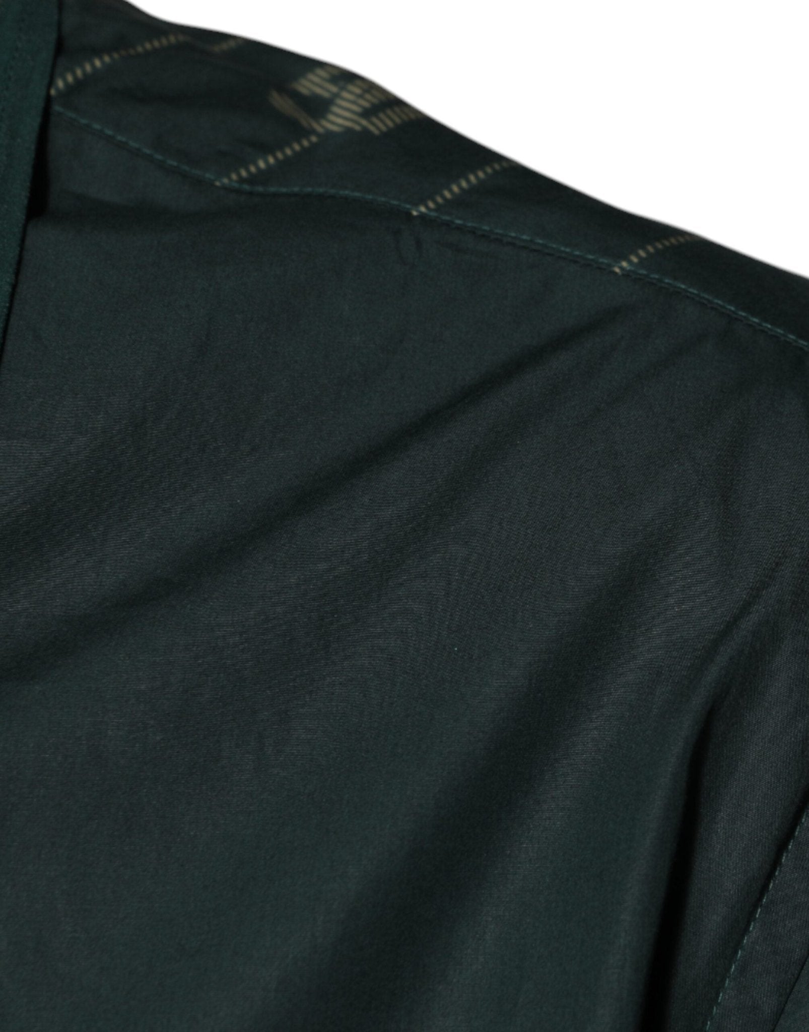 Dolce & Gabbana Green Logo Long Sleeve MARTINI Casual Shirt - Sandy Store ByNet
