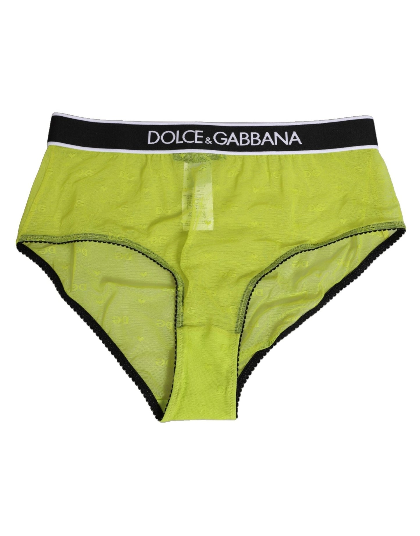 Dolce & Gabbana Green Nylon Logo Waistband Brief Panty Underwear – IT2 | S par Dolce & Gabbana | Disponible sur Sandy Store ByNet
