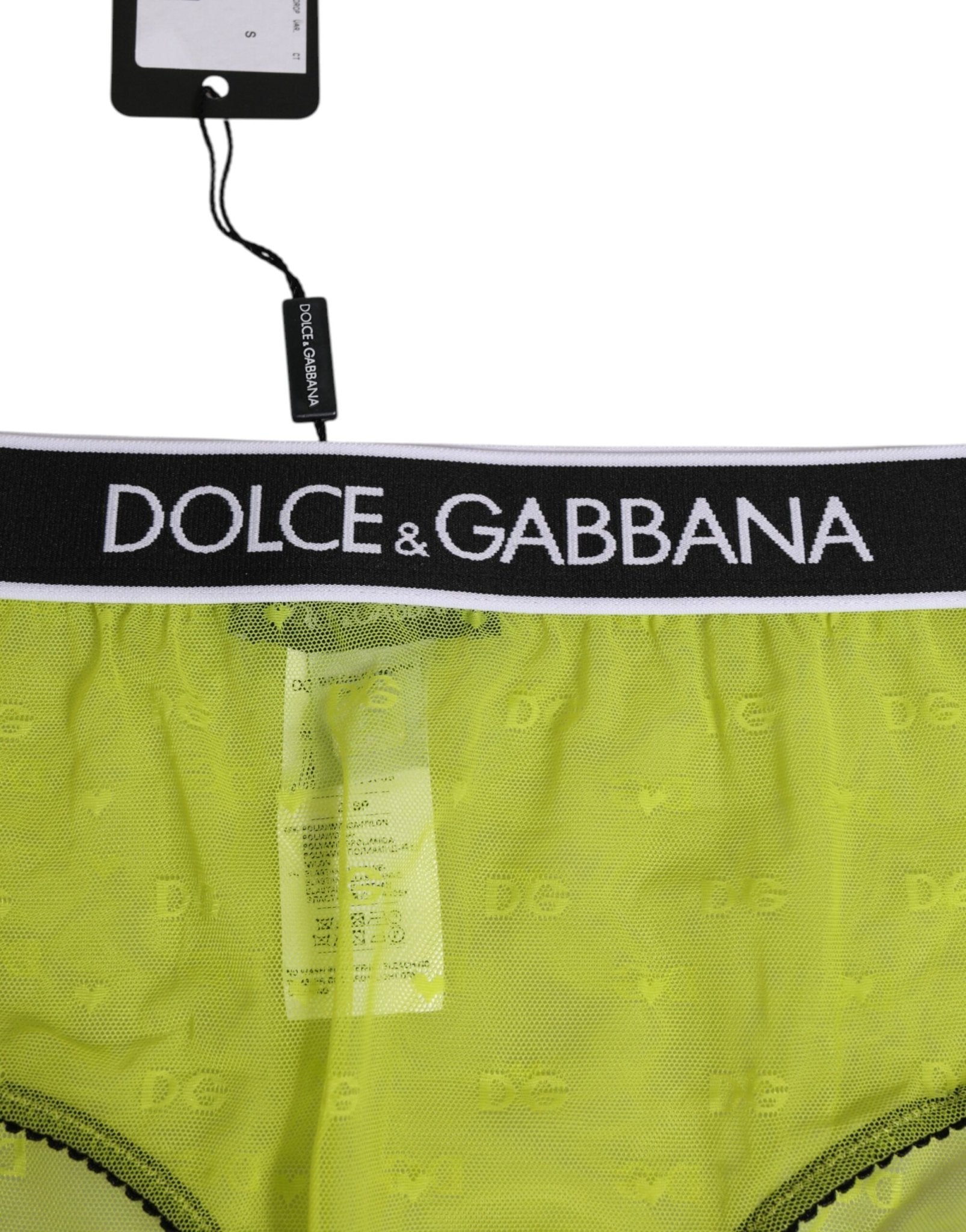 Dolce & Gabbana Green Nylon Logo Waistband Brief Panty Underwear – IT2 | S par Dolce & Gabbana | Disponible sur Sandy Store ByNet
