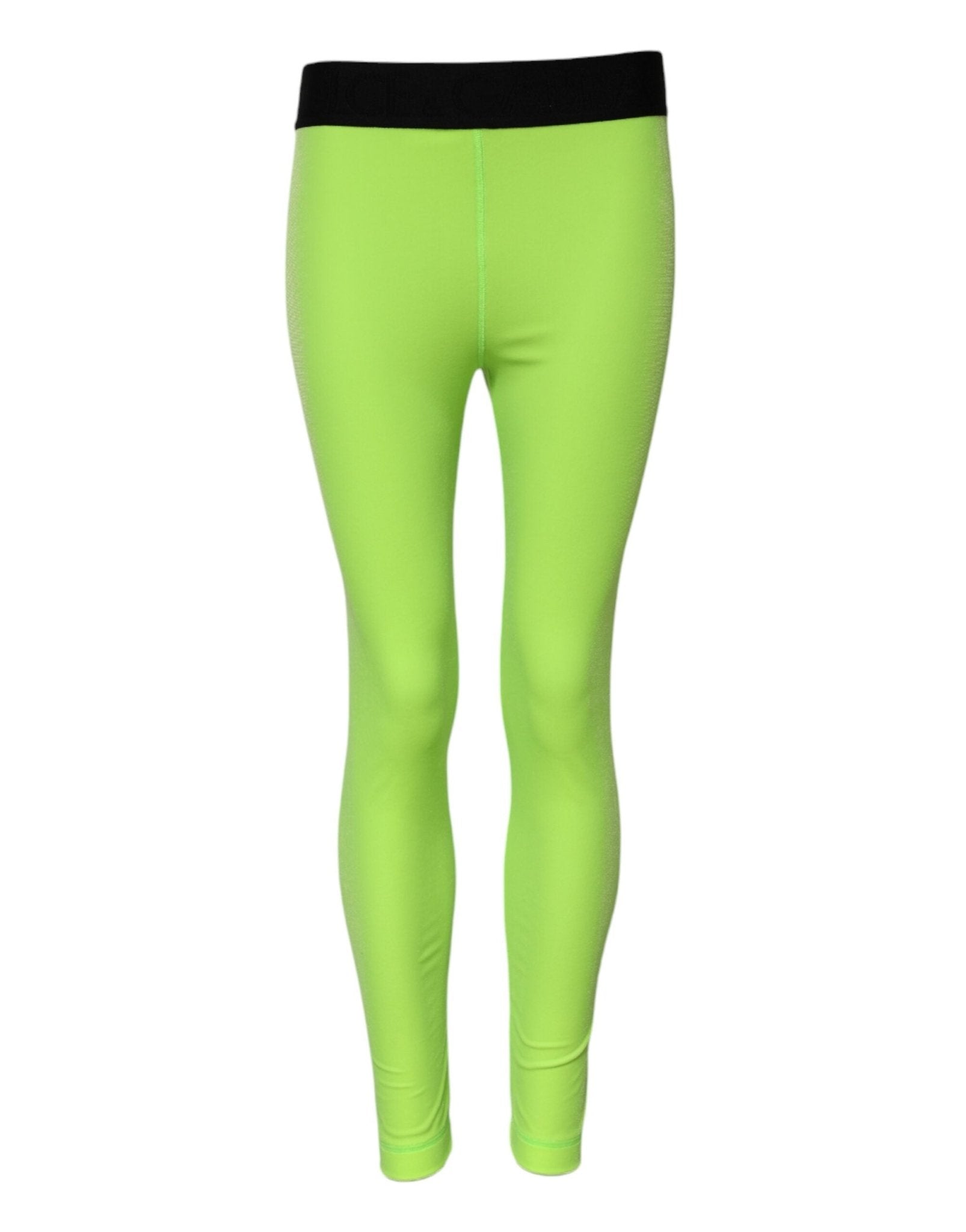Dolce & Gabbana Green Nylon Slim Fit Leggings Pants – IT40|S par Dolce & Gabbana | Disponible sur Sandy Store ByNet