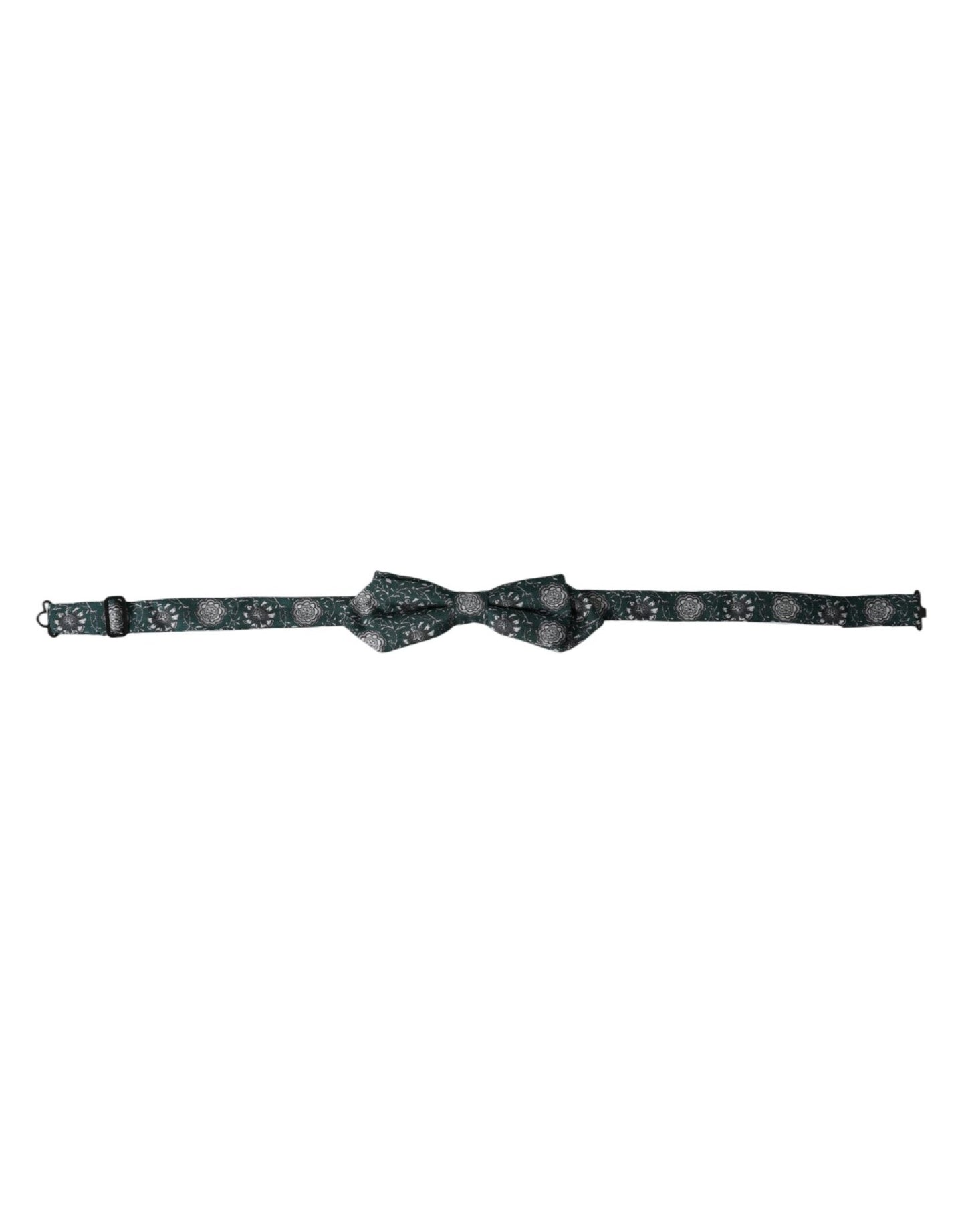 Dolce & Gabbana Green Silk Floral Adjustable Neck Men Bow Tie – par Dolce & Gabbana | Disponible sur Sandy Store ByNet