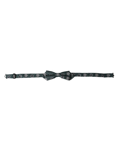 Dolce & Gabbana Green Silk Floral Adjustable Neck Men Bow Tie – par Dolce & Gabbana | Disponible sur Sandy Store ByNet