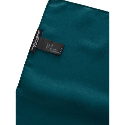 Dolce & Gabbana Green Silk Pocket Square – par Dolce & Gabbana | Disponible sur Sandy Store ByNet