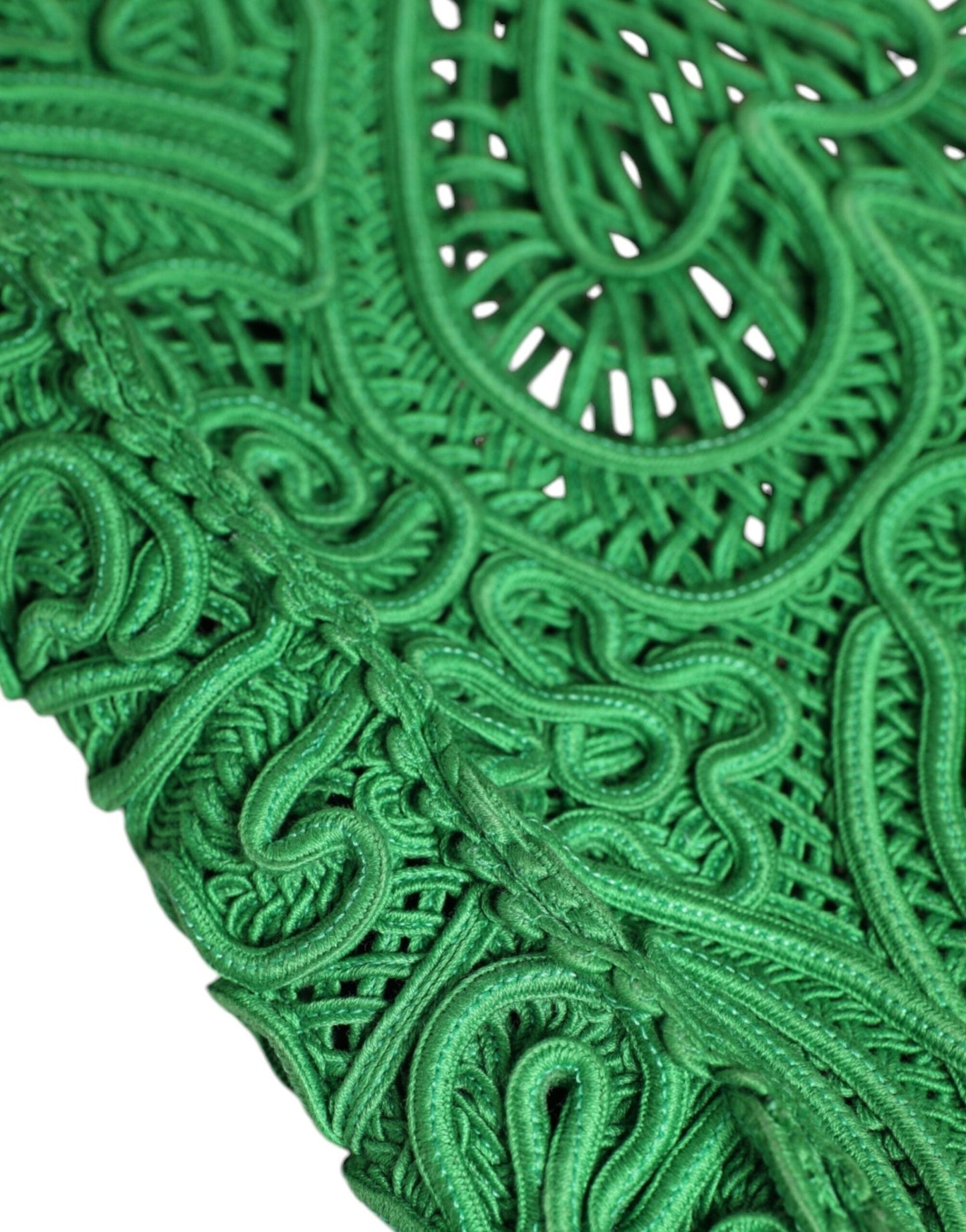Dolce & Gabbana Green Small Cordonetto Lace Beatrice Tote Bag - Sandy Store ByNet