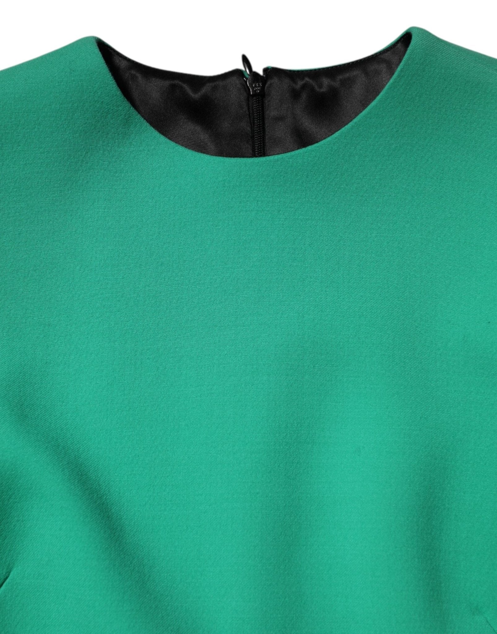 Dolce & Gabbana Green Viscose Acetate Mini Long Sleeve Dress – IT40|S par Dolce & Gabbana | Disponible sur Sandy Store ByNet