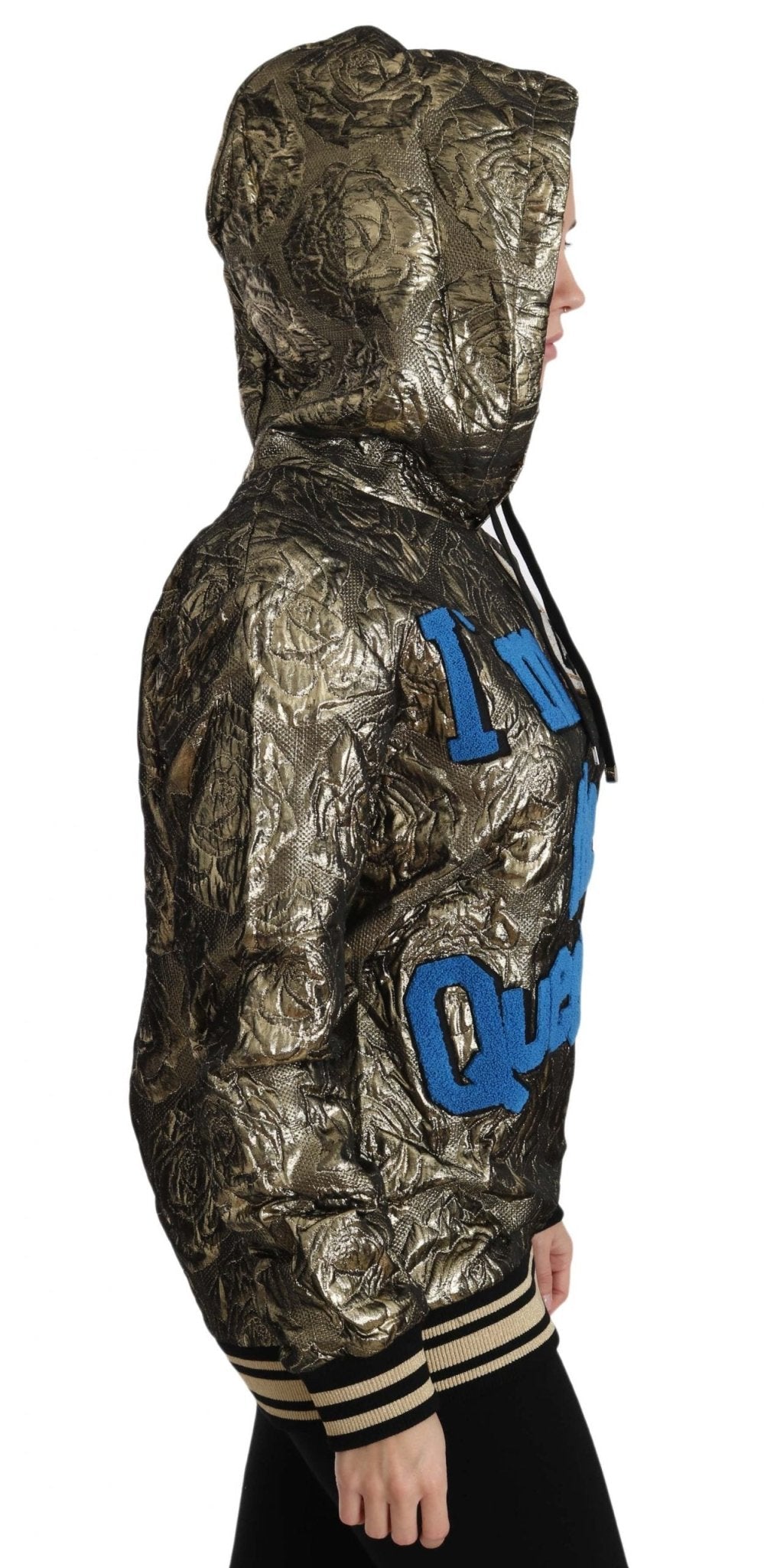 Dolce & Gabbana Im The Queen Multicolor Hoodie Sweatshirt - Sandy Store ByNet