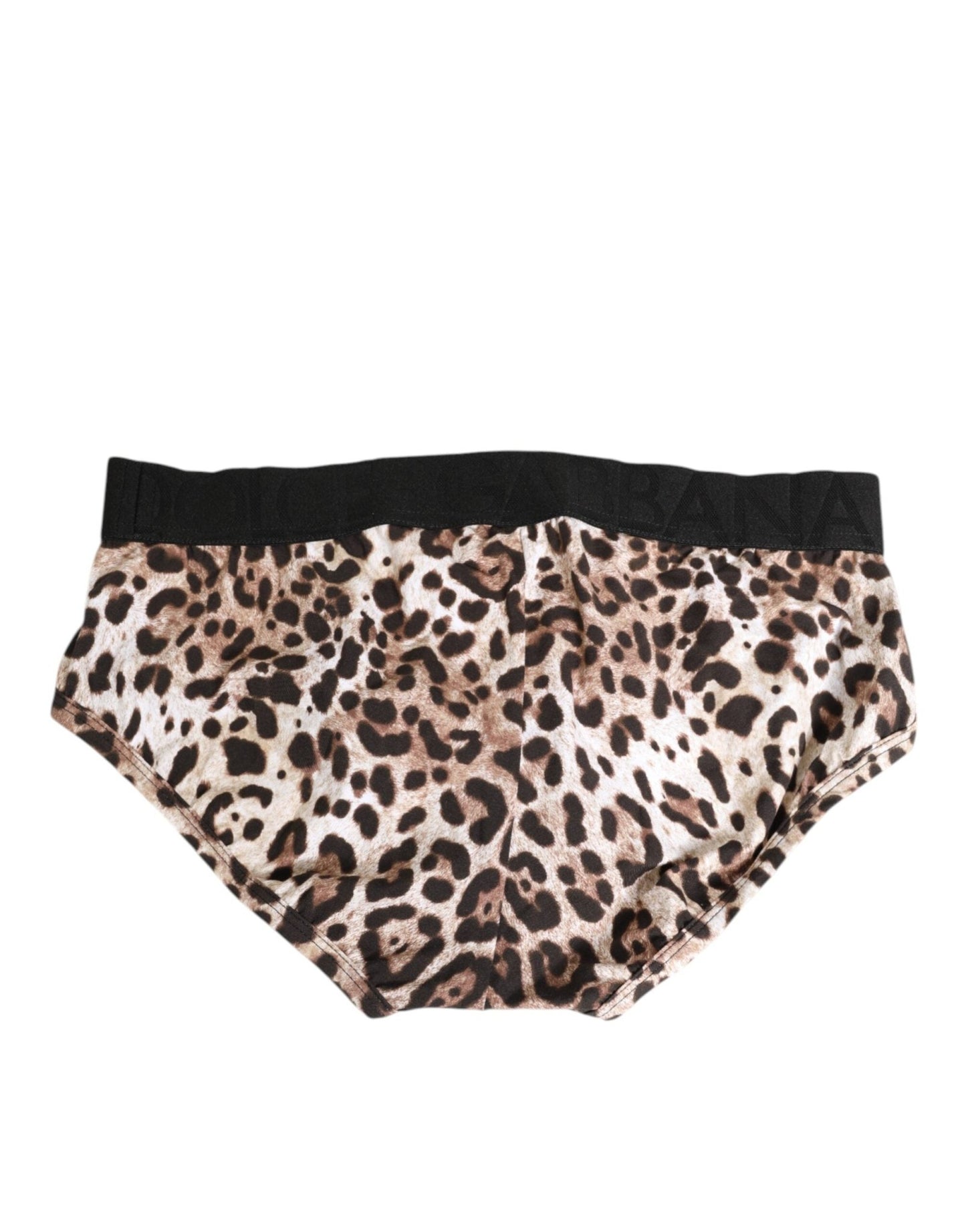 Dolce & Gabbana Leopard Print Black Waistband Cotton Underwear – IT4 | L par Dolce & Gabbana | Disponible sur Sandy Store ByNet