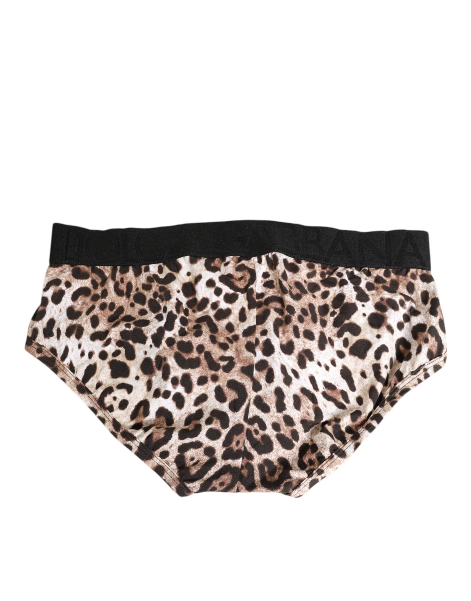 Dolce & Gabbana Leopard Print Black Waistband Cotton Underwear – IT4 | L par Dolce & Gabbana | Disponible sur Sandy Store ByNet