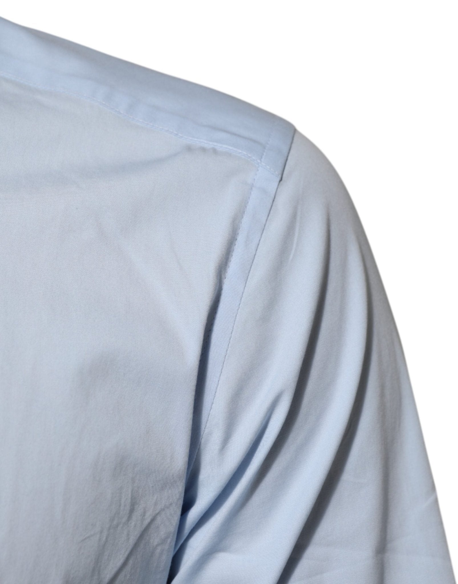 Dolce & Gabbana Light Blue Cotton GOLD Formal Men Dress Shirt – IT39 | S par Dolce & Gabbana | Disponible sur Sandy Store ByNet
