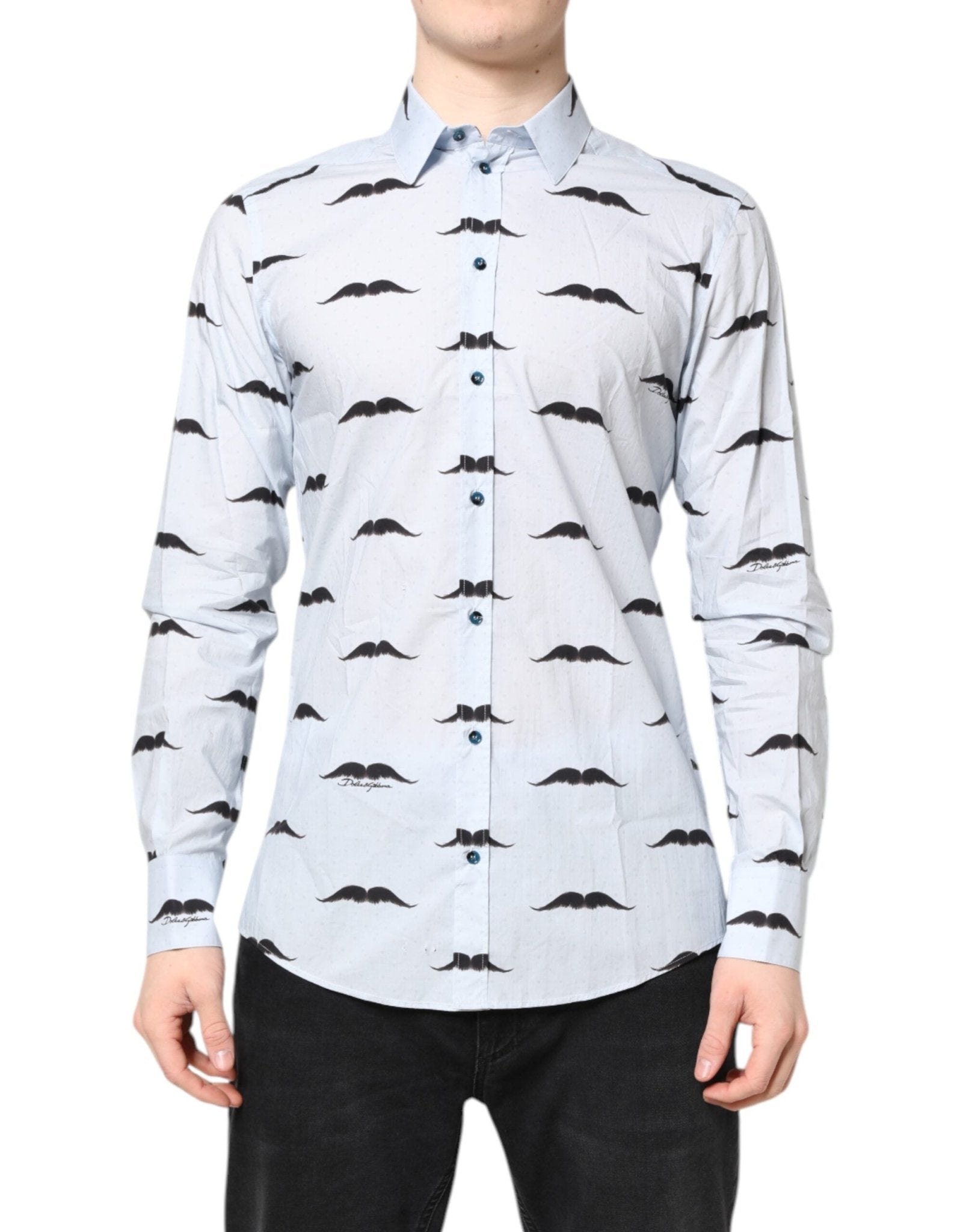 Dolce & Gabbana Light Blue Cotton MARTINI Formal Dress Shirt – IT39 | S par Dolce & Gabbana | Disponible sur Sandy Store ByNet