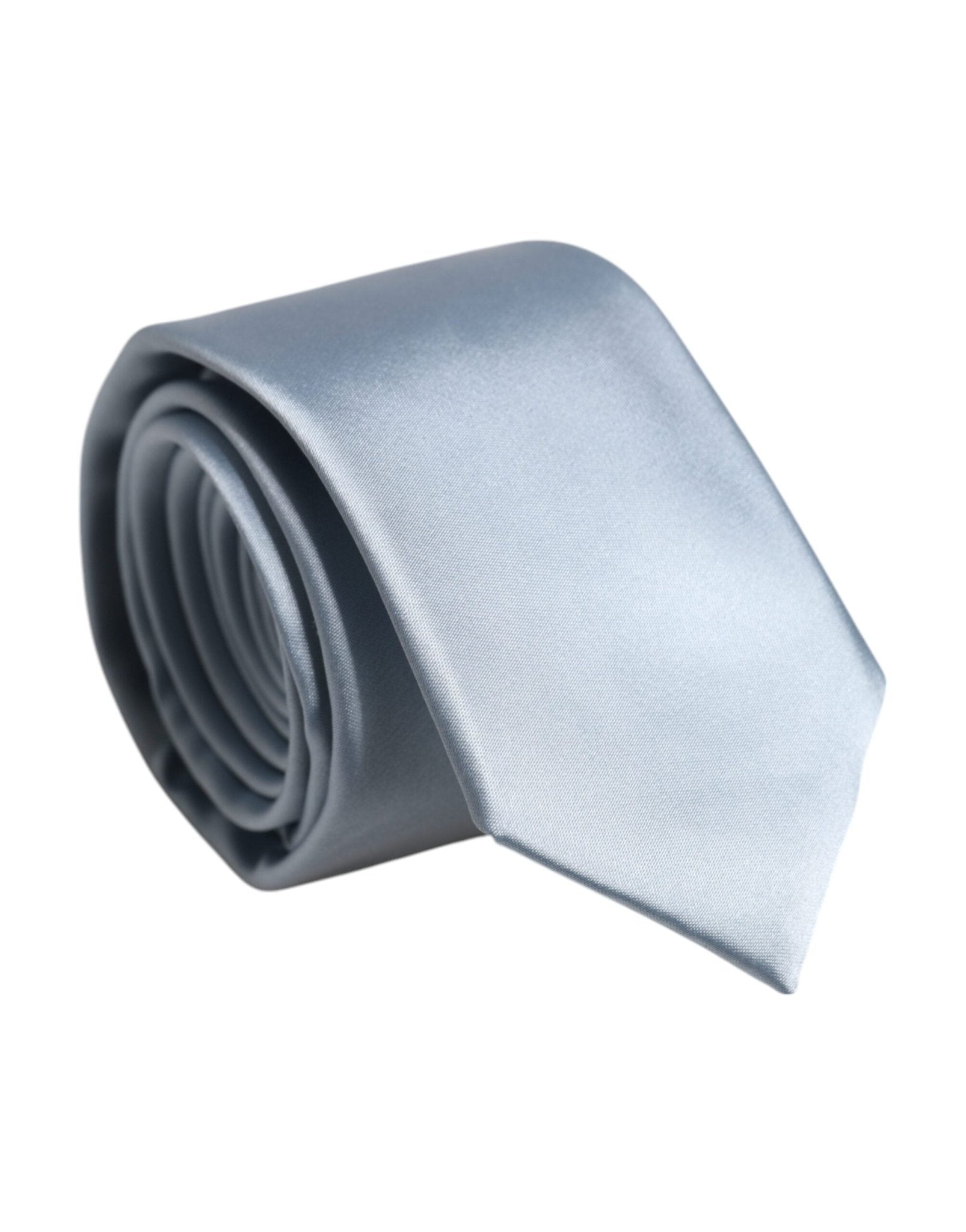 Dolce & Gabbana Light Blue Solid Silk Adjustable Necktie Tie – par Dolce & Gabbana | Disponible sur Sandy Store ByNet
