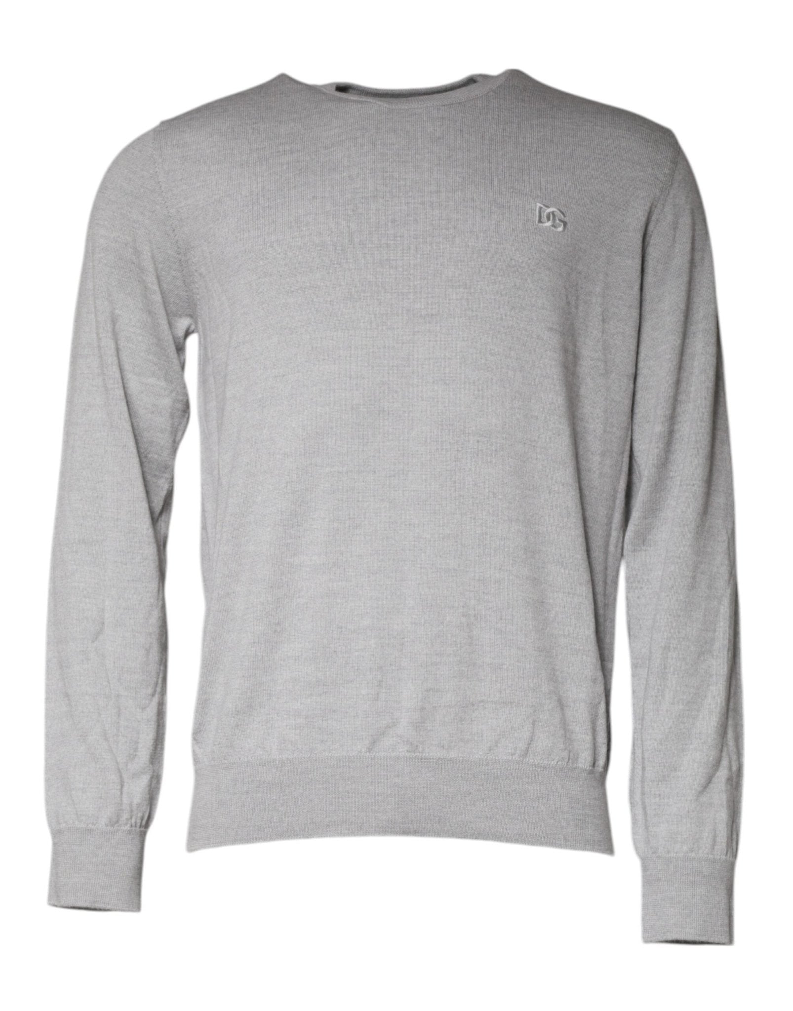 Dolce & Gabbana Light Gray Wool Crew Neck Pullover Sweater – IT50 | L par Dolce & Gabbana | Disponible sur Sandy Store ByNet