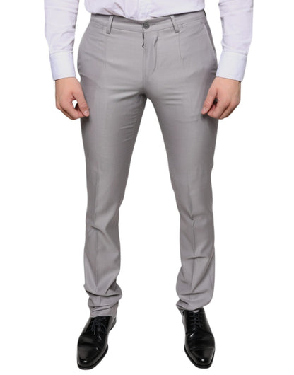 Dolce & Gabbana Light Gray Wool Dress Pants – IT44 | XS par Dolce & Gabbana | Disponible sur Sandy Store ByNet