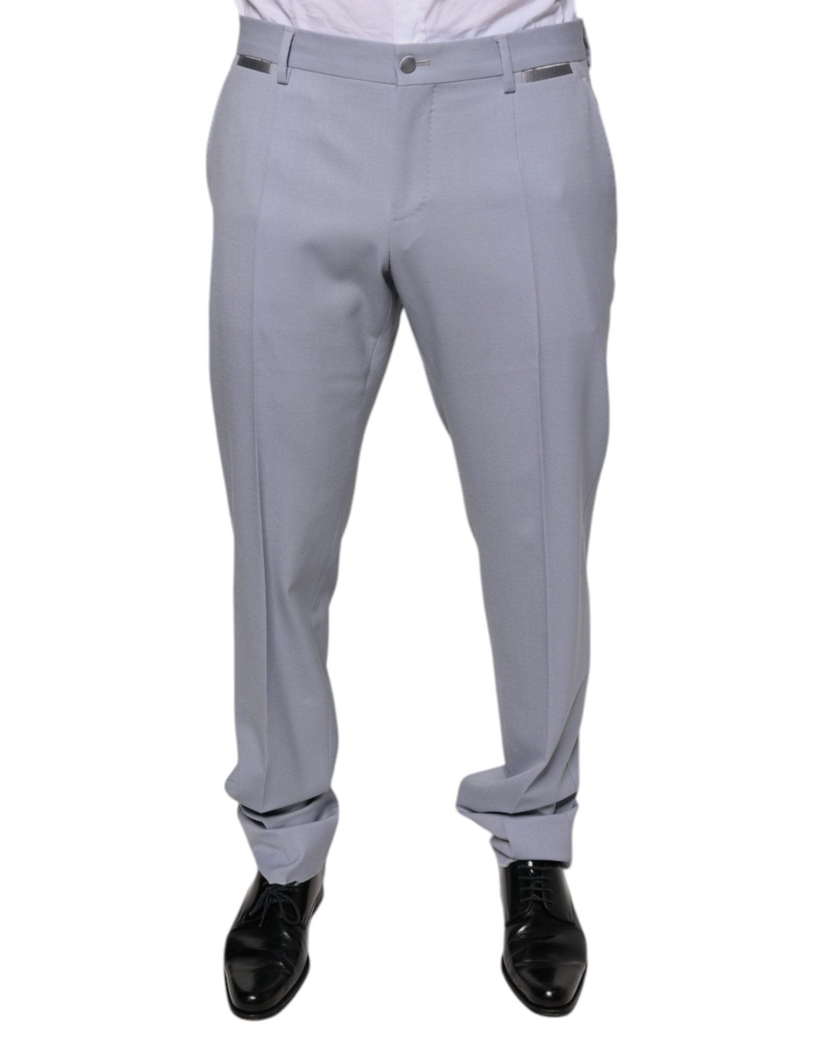 Dolce & Gabbana Light Gray Wool Formal Dress Pants – IT50 | L par Dolce & Gabbana | Disponible sur Sandy Store ByNet