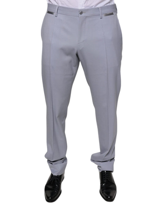 Dolce & Gabbana Light Gray Wool Formal Dress Pants – IT50 | L par Dolce & Gabbana | Disponible sur Sandy Store ByNet
