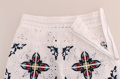 Dolce & Gabbana Majolica Embroidered Capri Elegance - Sandy Store ByNet