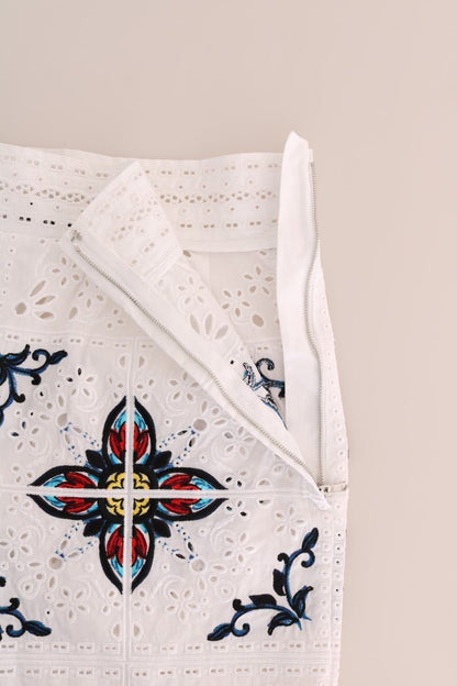 Dolce & Gabbana Majolica Embroidered Capri Elegance - Sandy Store ByNet