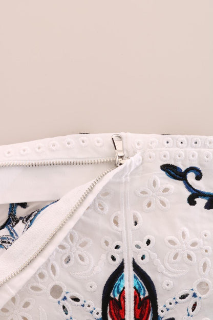 Dolce & Gabbana Majolica Embroidered Capri Elegance - Sandy Store ByNet