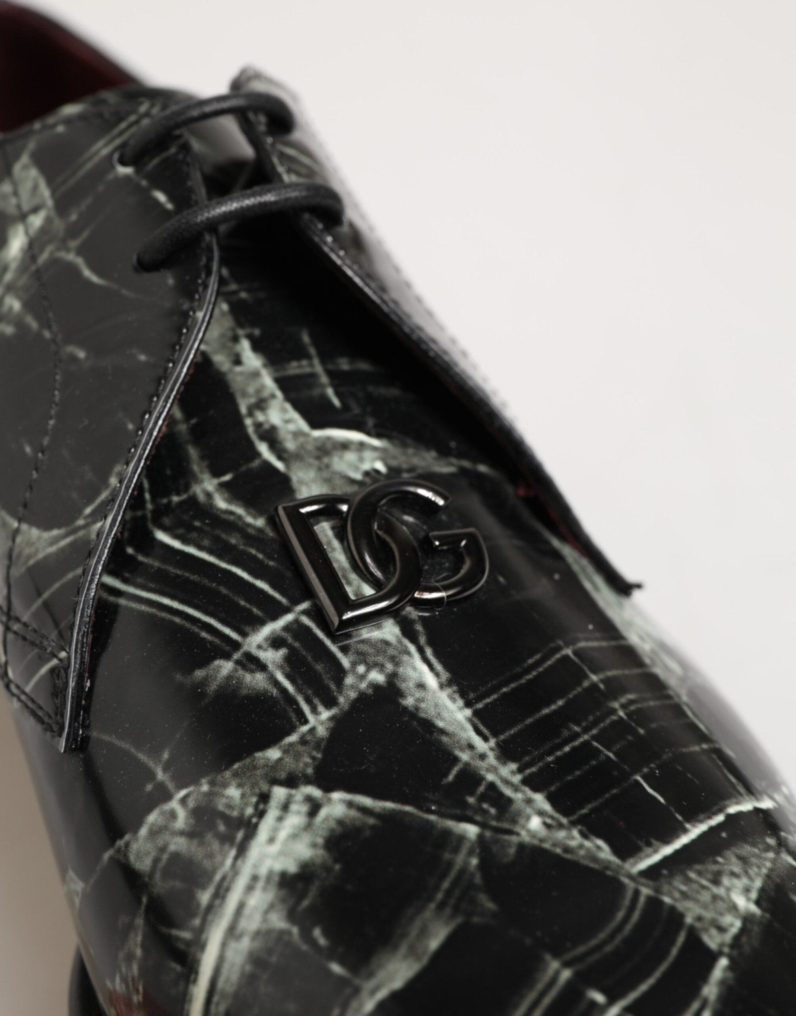Dolce & Gabbana Marbled Pattern Dress Lace Up Derby Shoes – EU44/US11 par Dolce & Gabbana | Disponible sur Sandy Store ByNet