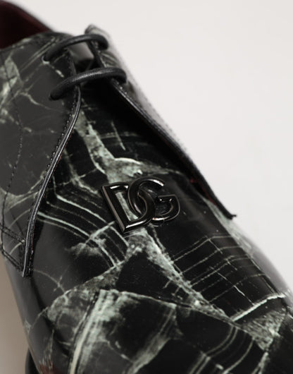 Dolce & Gabbana Marbled Pattern Dress Lace Up Derby Shoes – EU44/US11 par Dolce & Gabbana | Disponible sur Sandy Store ByNet
