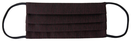 Dolce & Gabbana Maroon Pleated Elastic Ear Strap Face Mask – par Dolce & Gabbana | Disponible sur Sandy Store ByNet