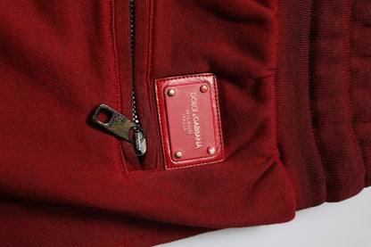 Dolce & Gabbana Maroon Rip Style Bermuda Sweatshorts Shorts - Sandy Store ByNet
