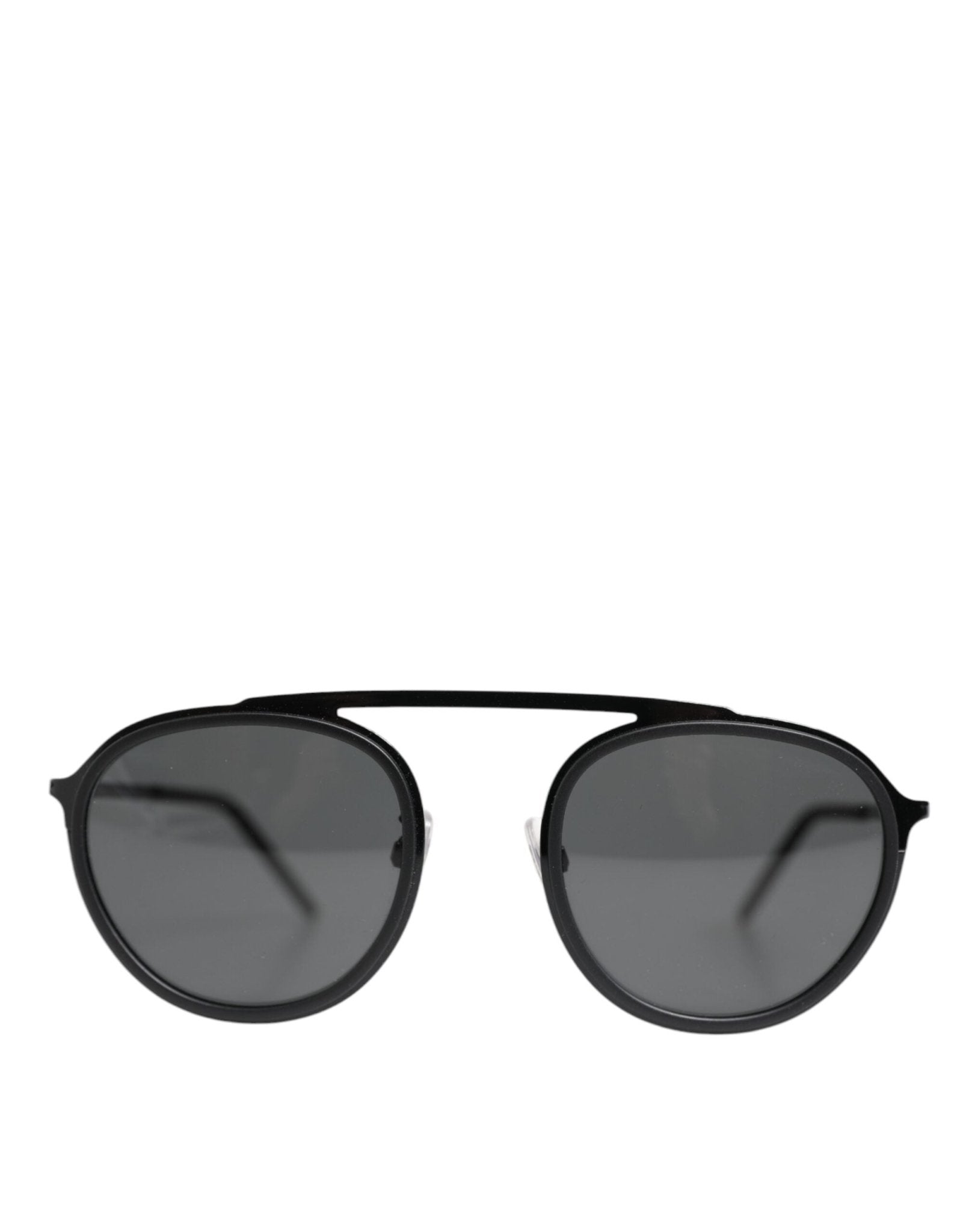 Dolce & Gabbana Matte Black DG2276 Metal Rim Round Shades Sunglasses – par Dolce & Gabbana | Disponible sur Sandy Store ByNet