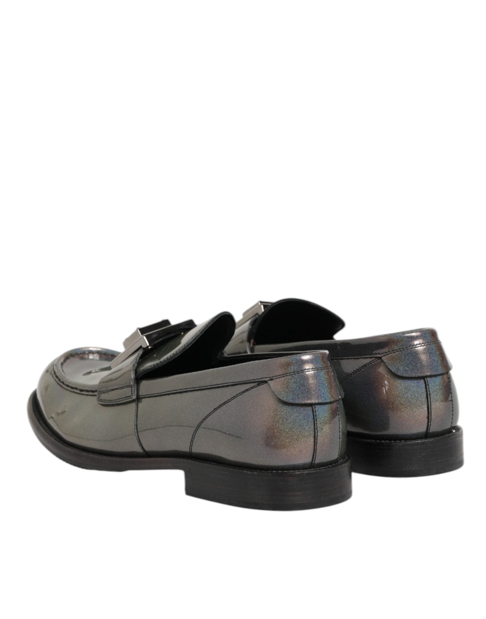 Dolce & Gabbana Metallic Silver Logo Slip On Men Dress Shoes – EU44/US11 par Dolce & Gabbana | Disponible sur Sandy Store ByNet