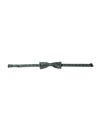 Dolce & Gabbana Mint Green Floral Adjustable Neck Men Bow Tie – par Dolce & Gabbana | Disponible sur Sandy Store ByNet