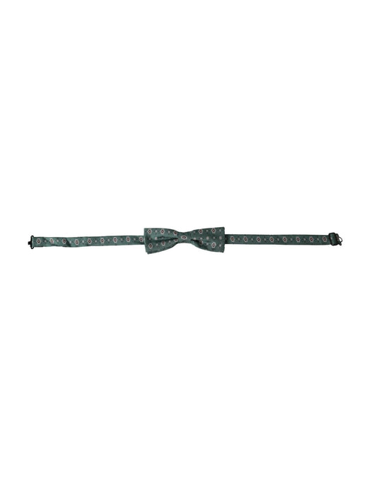Dolce & Gabbana Mint Green Floral Adjustable Neck Men Bow Tie – par Dolce & Gabbana | Disponible sur Sandy Store ByNet