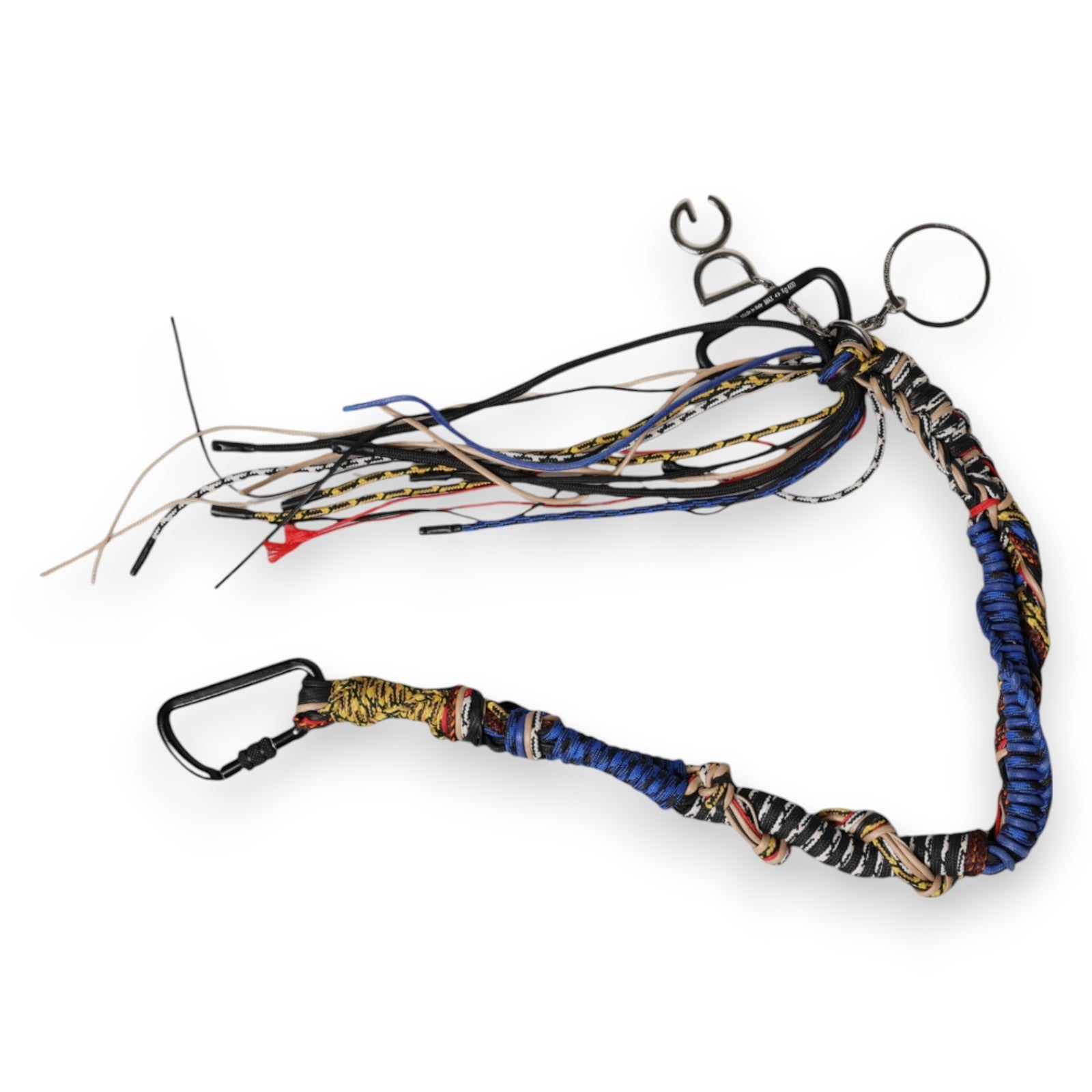 Dolce & Gabbana Multicolor Braided Rope Logo Bag Shoulder Strap - Sandy Store ByNet