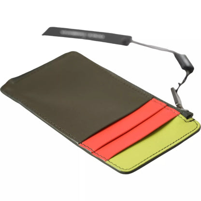 Dolce & Gabbana Multicolor Calfskin Leather Logo Card Holder Women Wallet – par Dolce & Gabbana | Disponible sur Sandy Store ByNet
