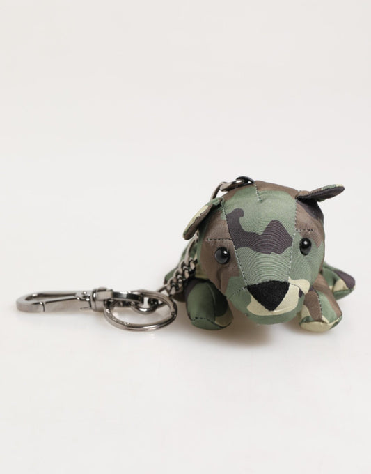 Dolce & Gabbana Multicolor Camouflage Animal Silhouette Keychain Keyring – par Dolce & Gabbana | Disponible sur Sandy Store ByNet