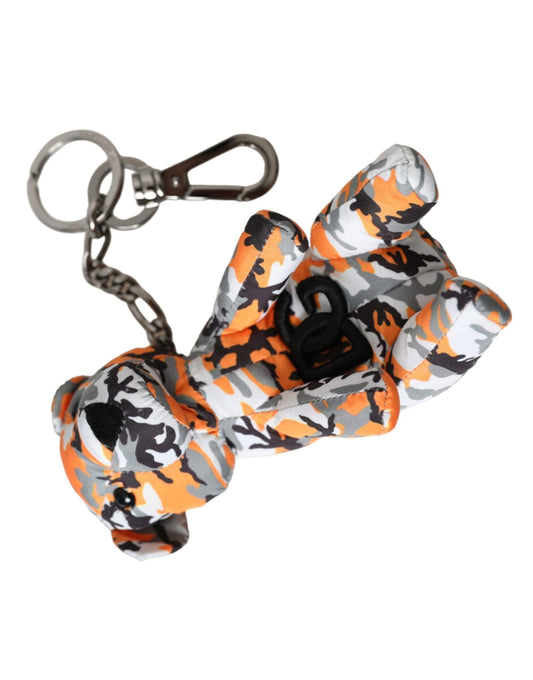 Dolce & Gabbana Multicolor Camouflage Animal Silhouette Keychain Keyring – par Dolce & Gabbana | Disponible sur Sandy Store ByNet