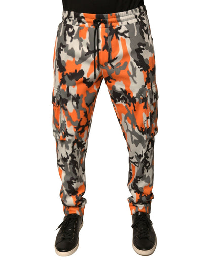 Dolce & Gabbana Multicolor Camouflage Cargo Jogger Pants – IT50 | L par Dolce & Gabbana | Disponible sur Sandy Store ByNet