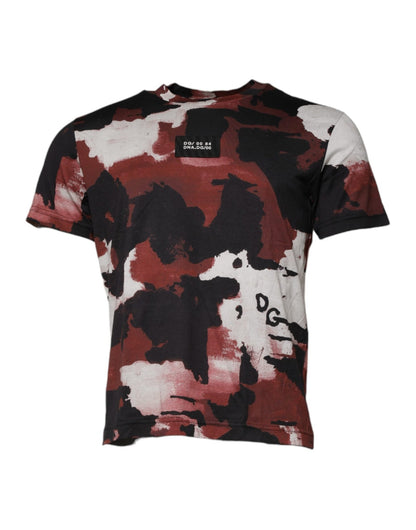 Dolce & Gabbana Multicolor Camouflage Crew Neck T-shirt – IT46 | S par Dolce & Gabbana | Disponible sur Sandy Store ByNet